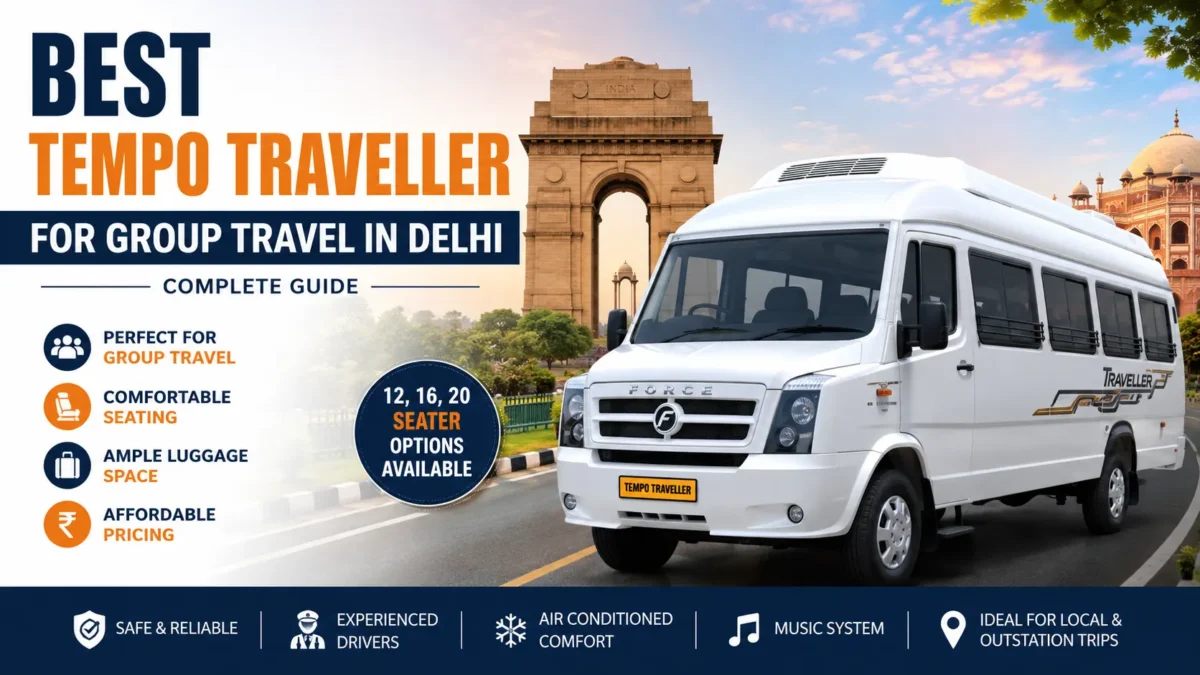 Best Tempo Traveller for Group Travel in Delhi