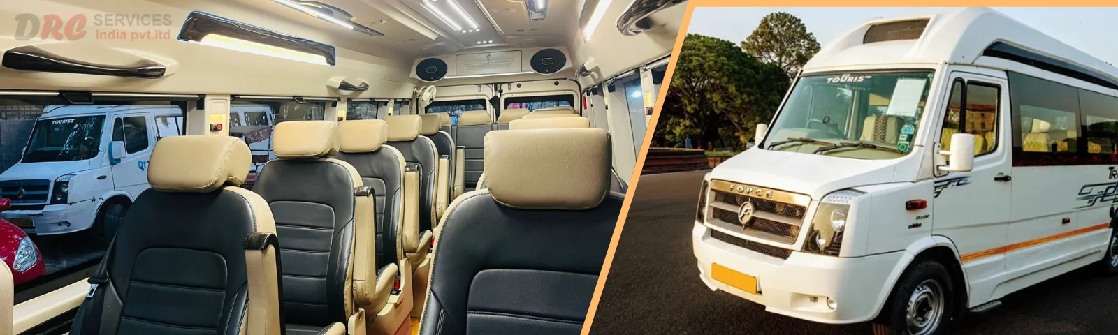 15 Seater Maharaja Tempo Traveller