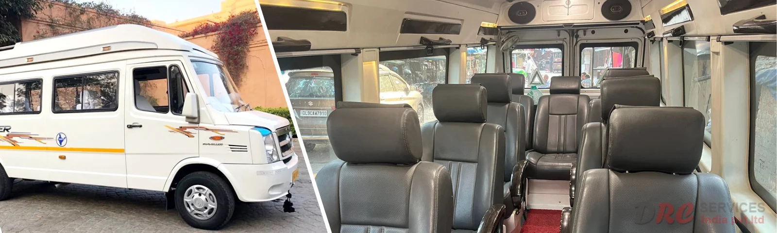 9 Seater Maharaja Tempo Traveller