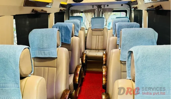 Maharaja Traveller 12 seater Seating Plan