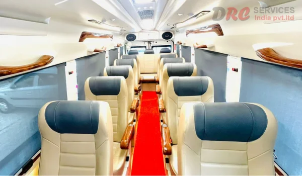 Maharaja Traveller 15 seater Seating Plan