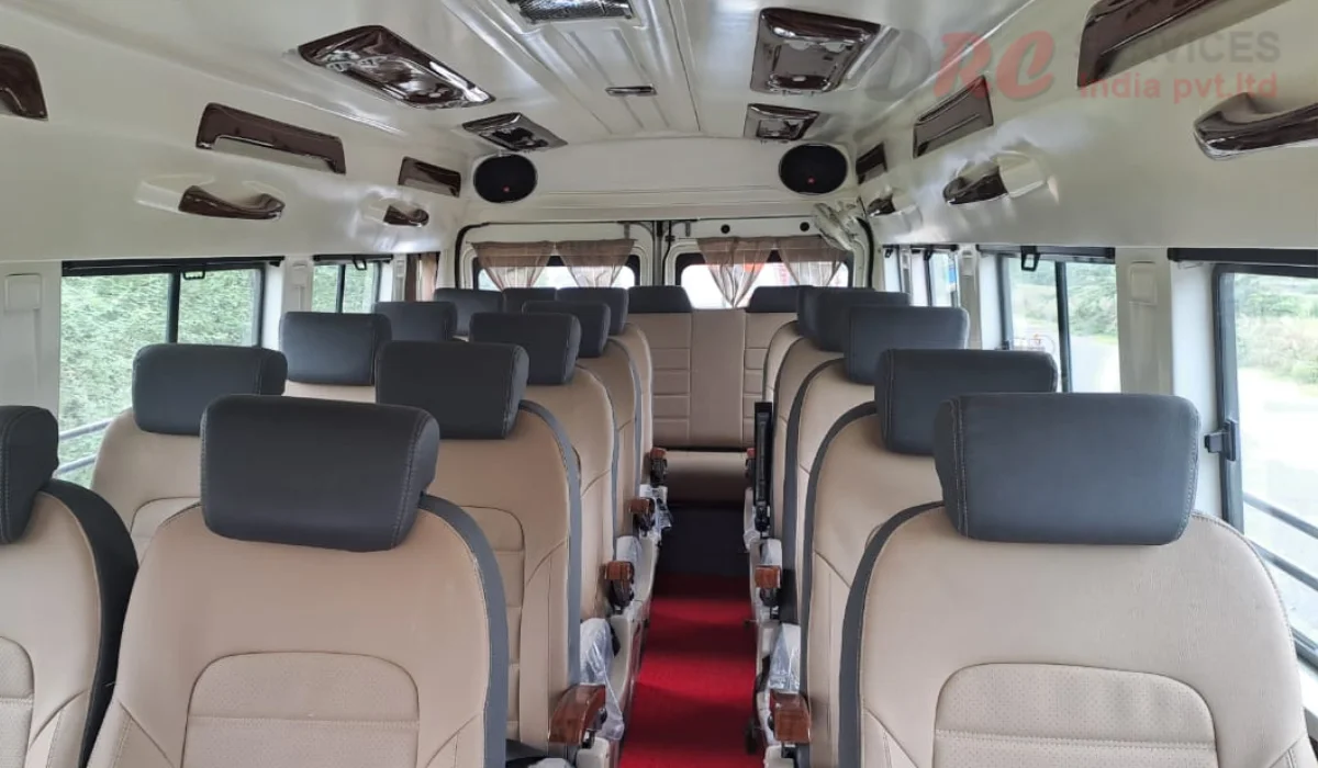 Maharaja Traveller 16 seater Seating Plan