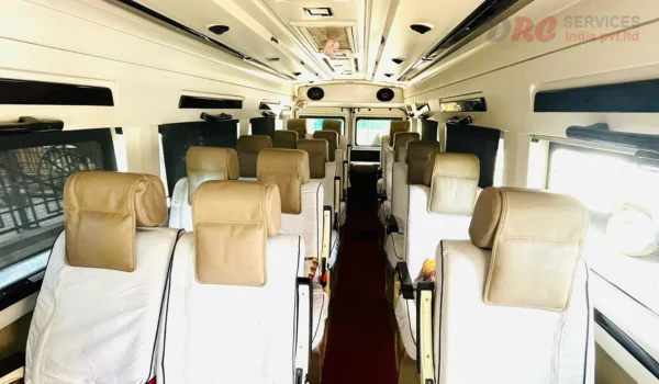 Maharaja Traveller 18 seater Seating Plan