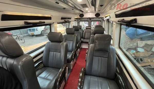 Maharaja Traveller 9 seater Seating Plan