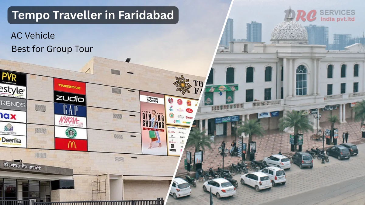 tempo traveller on rent in Faridabad