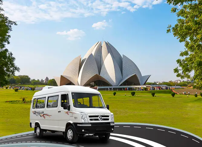 Tempo Traveller for Delhi Sightseeing