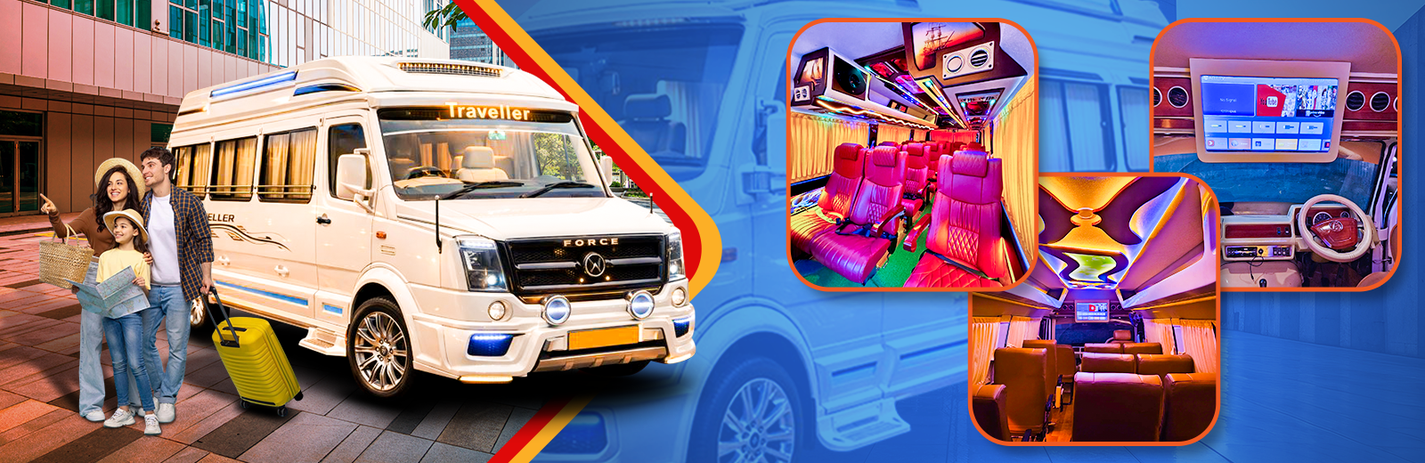16 Seater Tempo Traveller in Delhi