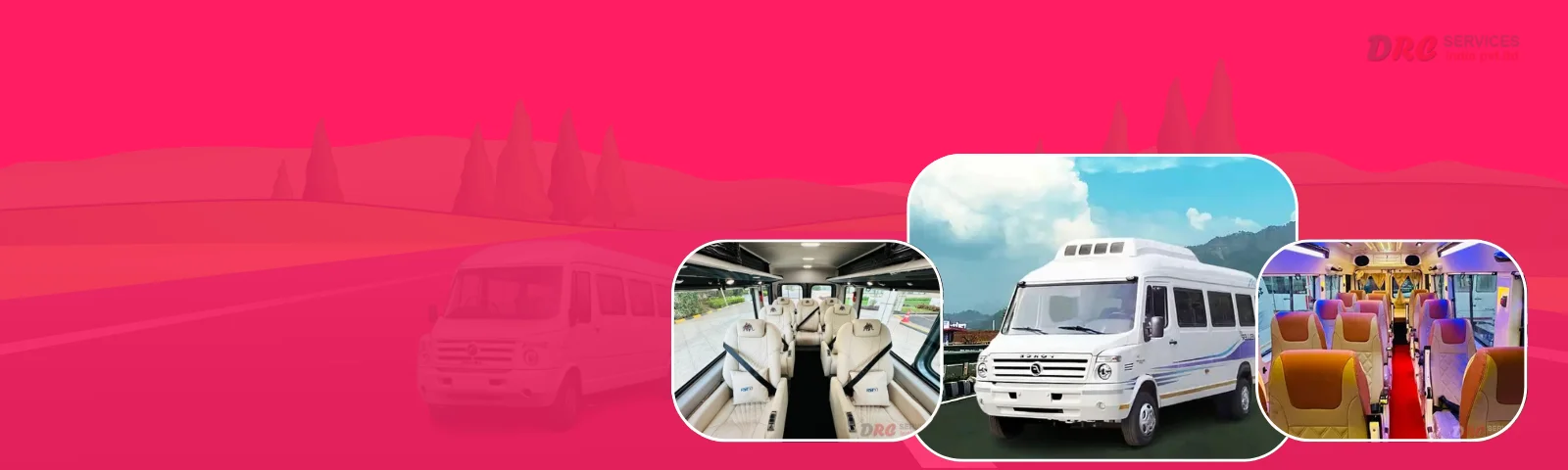 Tempo Traveller Hire for Group Tour