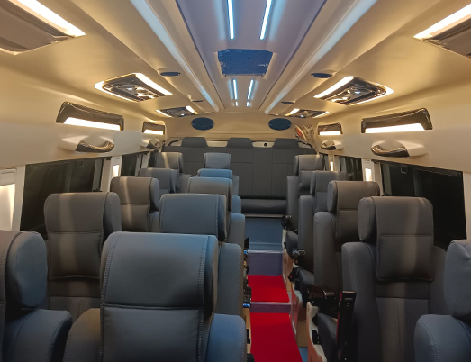 15 seater tempo traveller on rent in delhi