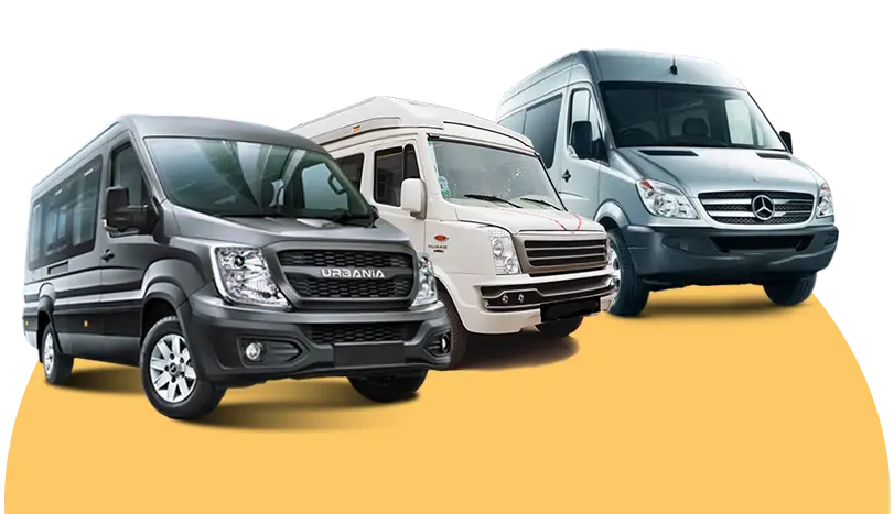 Tempo Traveller Hire for Group Tour