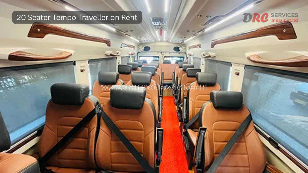 20 Seater Tempo Traveller on Rent