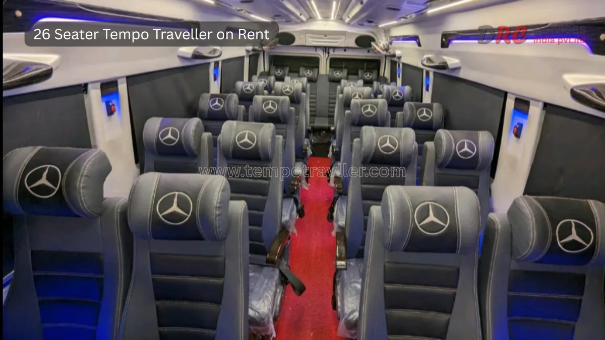 26 Seater Tempo Traveller on Rent