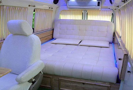 sleeper Tempo tempo traveller hire in delhi